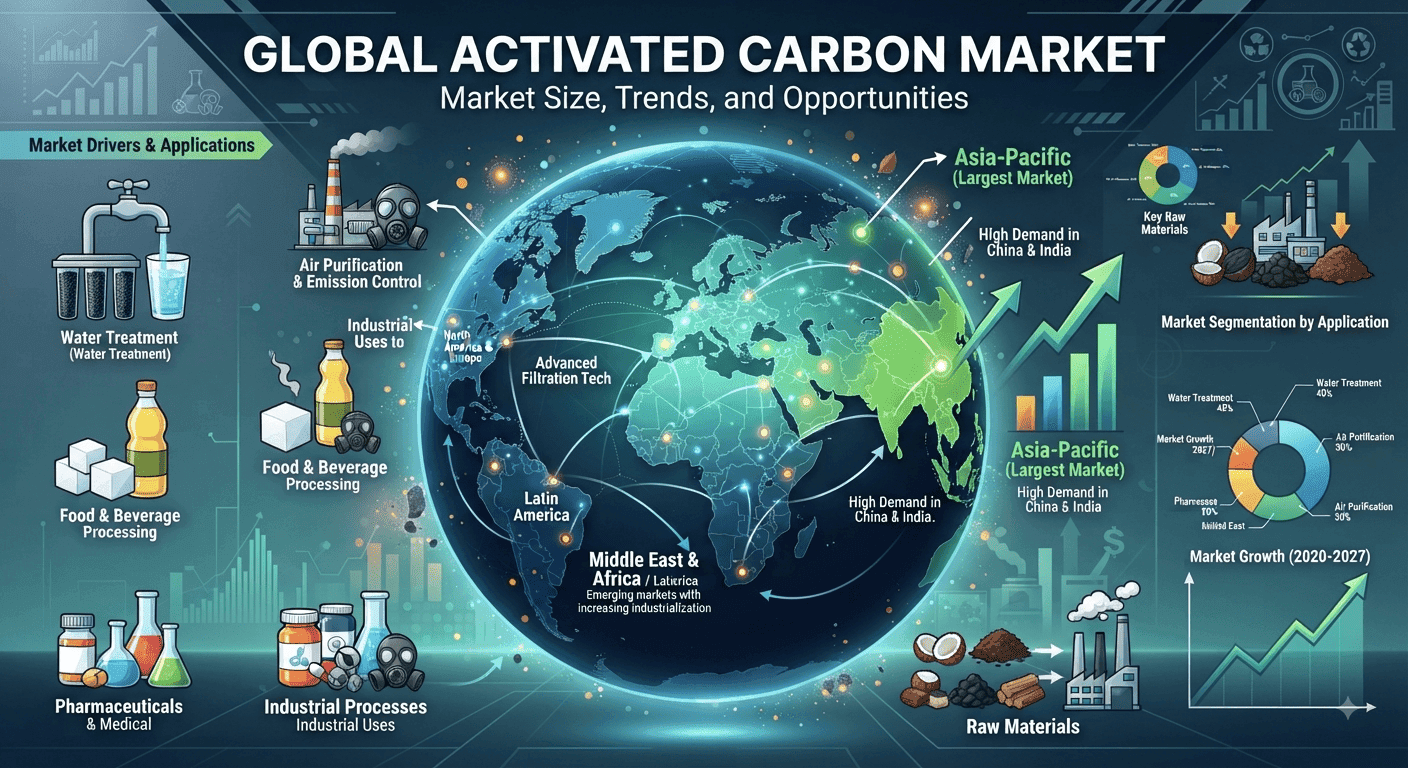 Global Activated Carbon Market Size, Share, Growth 2032